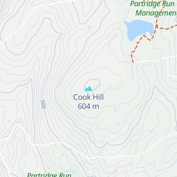 Map of Cook Hill