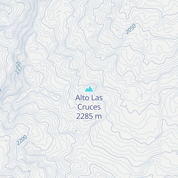 Map of Alto Las Cruces