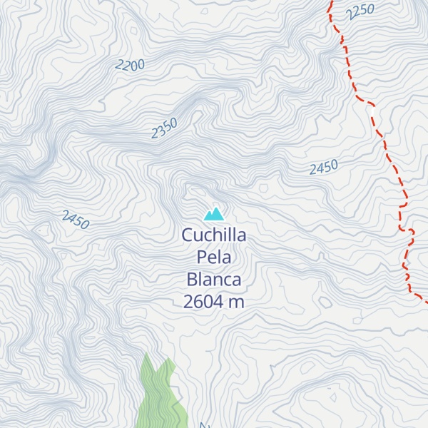 Map of Cuchilla Pela Blanca