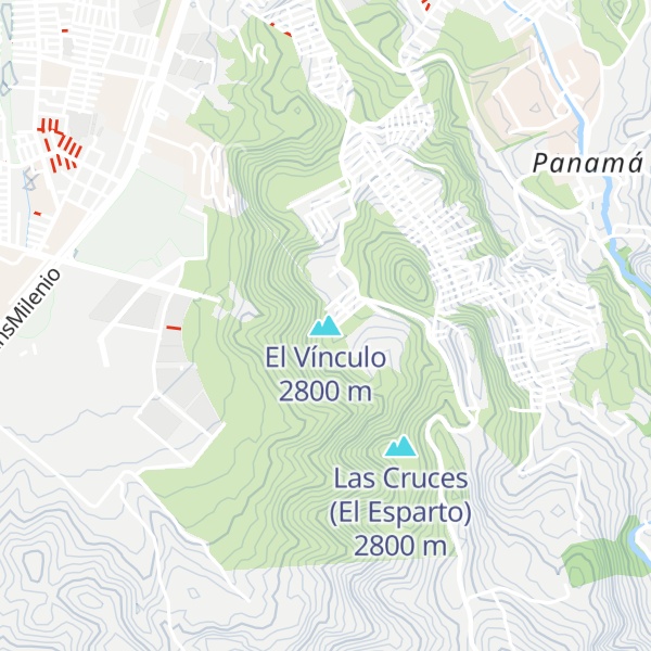 Map of El Vínculo