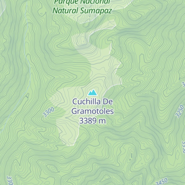 Map of Cuchilla De Gramotoles