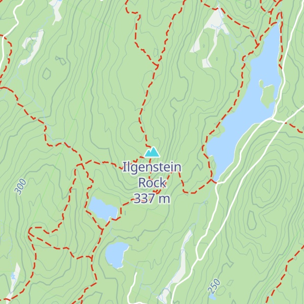 Map of Ilgenstein Rock