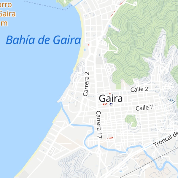 Map of Cabañas Costa Azul