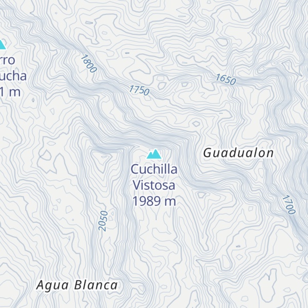 Map of Cuchilla Vistosa