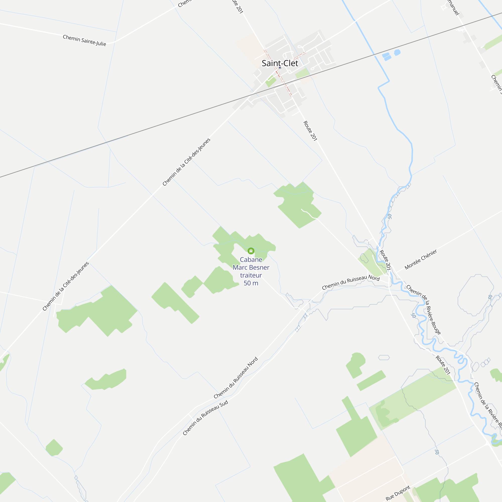 Cabane Marc Besner traiteur map