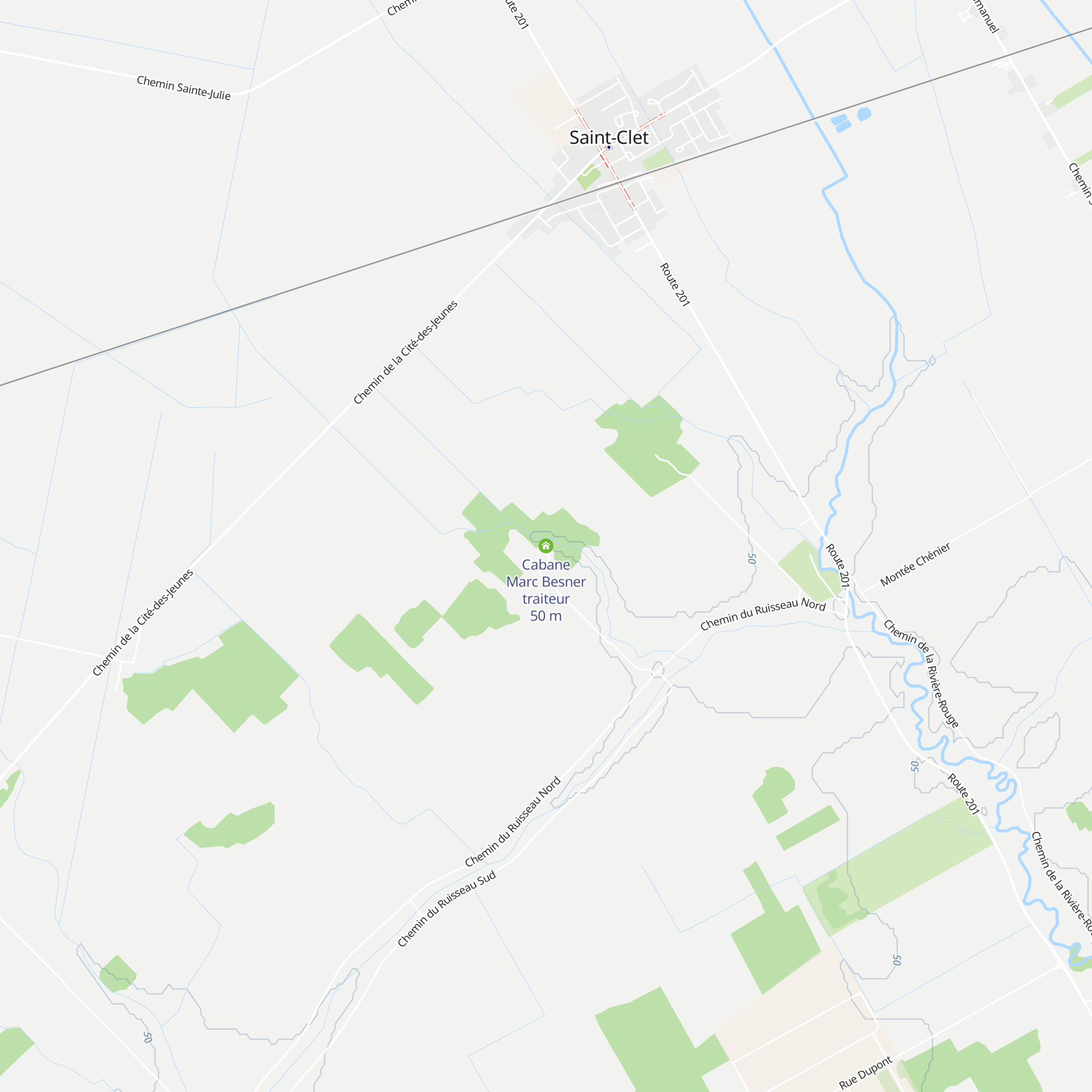 Cabane Marc Besner traiteur map