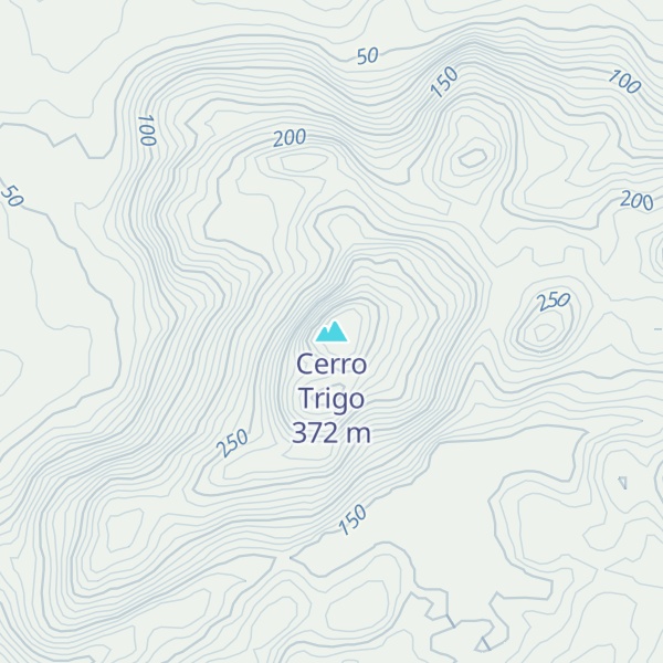 Map of Cerro Trigo