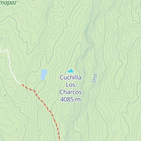 Map of Cuchilla Los Charcos