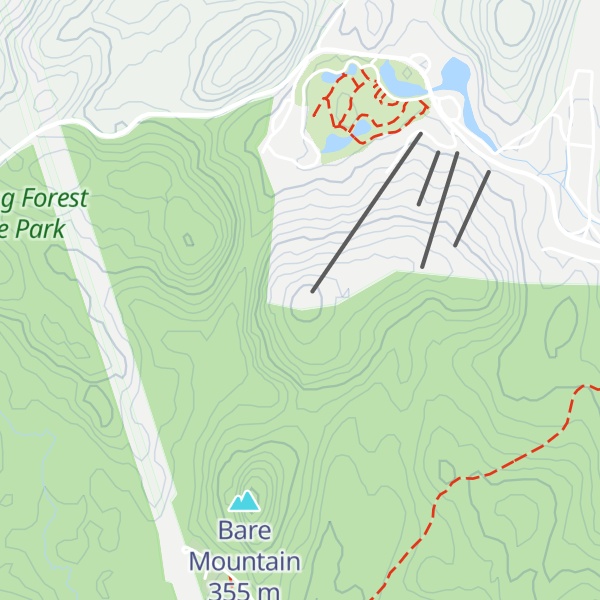 Map of Tiger Mountain