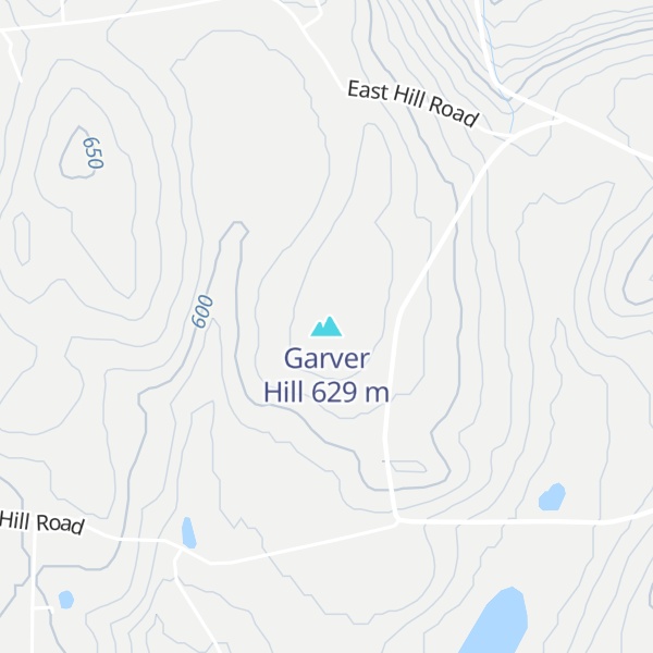 Map of Garver Hill
