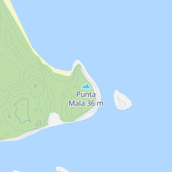 Map of Punta Mala