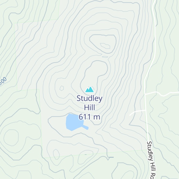 Map of Studley Hill