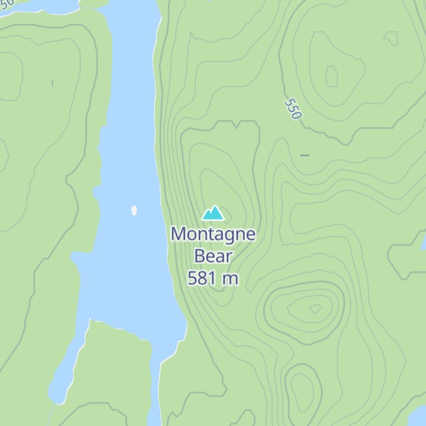 Map of Montagne Bear