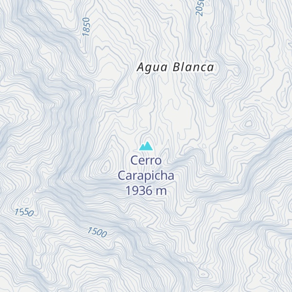 Map of Cerro Carapicha