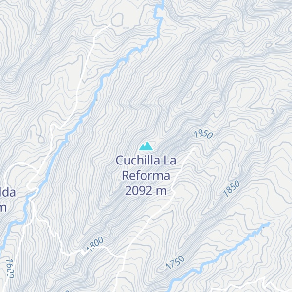 Map of Cuchilla La Reforma