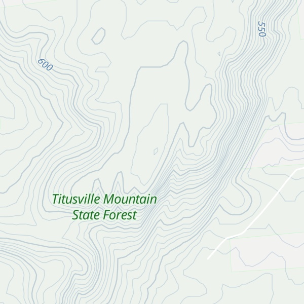 Map of Titusville Mountain
