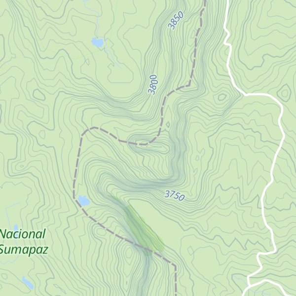 Map of Cuchilla Los Encenillos