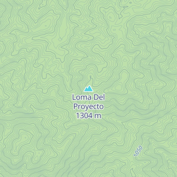Map of Loma Del Proyecto