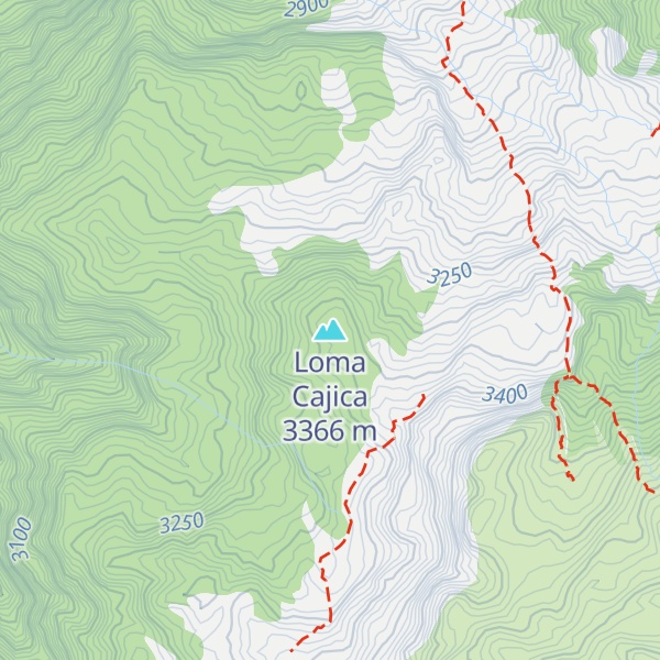Map of Loma Cajica