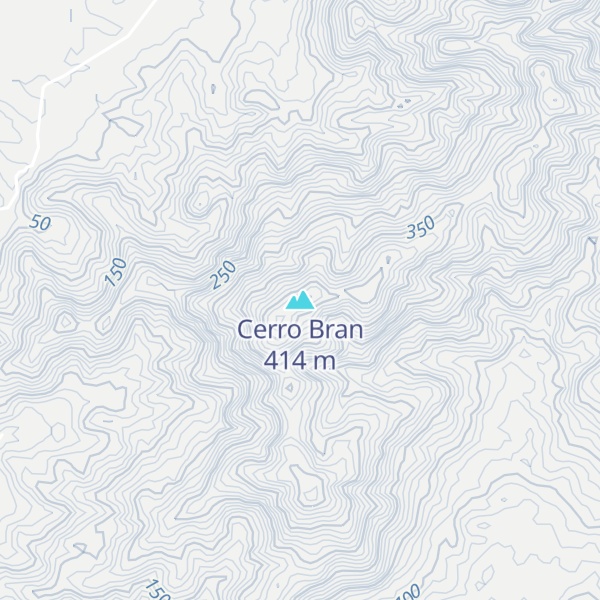 Map of Cerro Bran