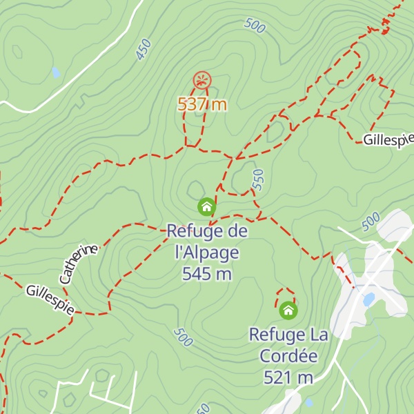Map of Refuge de l'Alpage