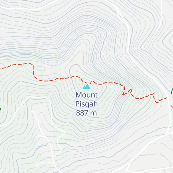 Map of Mount Pisgah