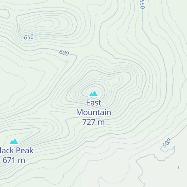 Map of East Mountain