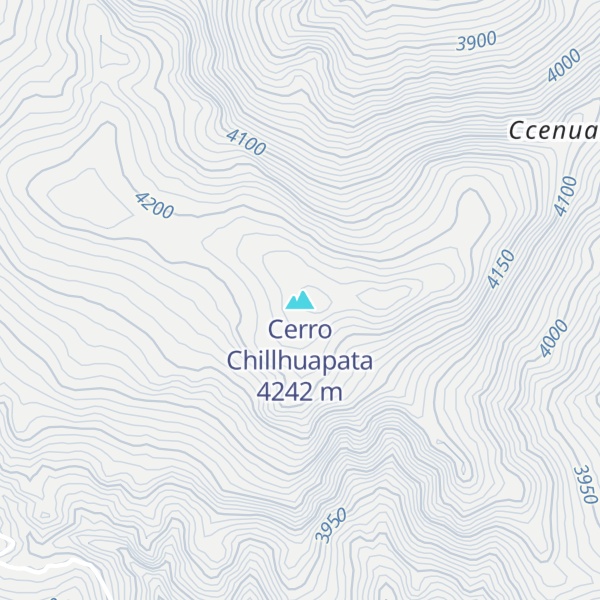 Map of Cerro Chillhuapata