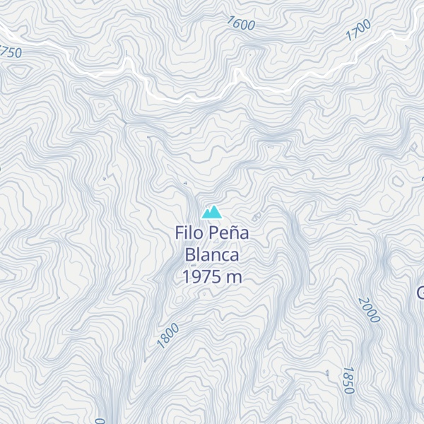 Map of Filo Peña Blanca