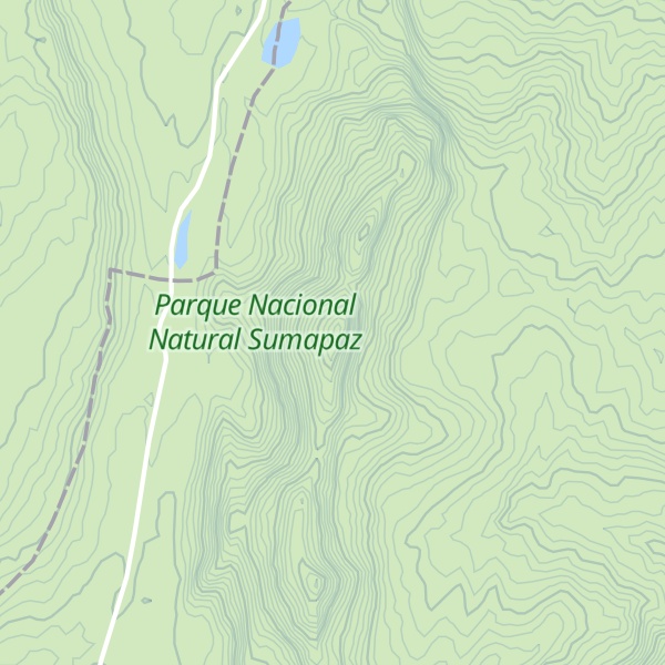 Map of Pico Andabobos