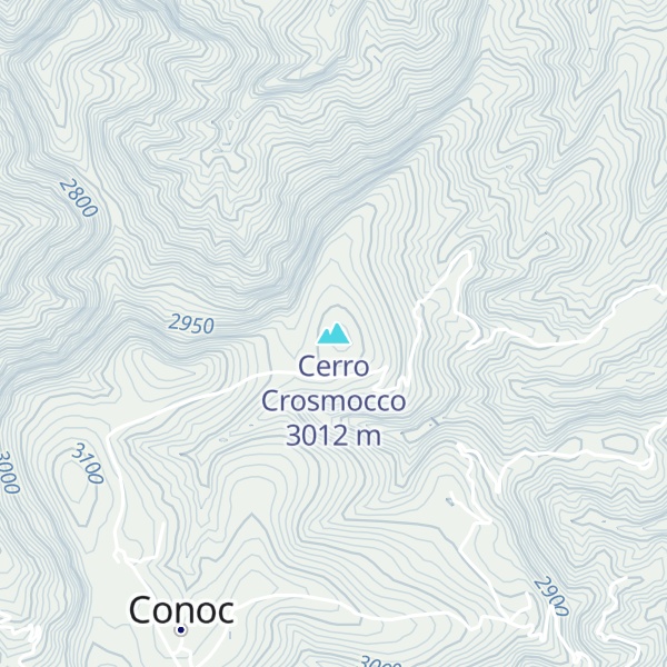 Map of Cerro Crosmocco