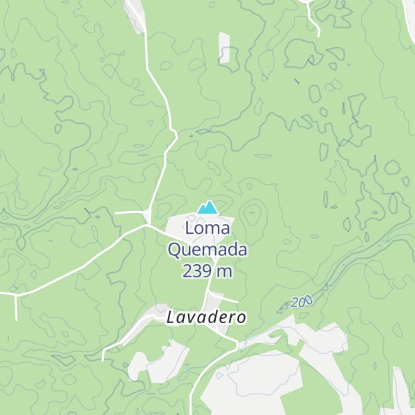 Map of Loma Quemada