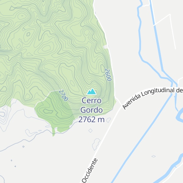 Map of Cerro Gordo