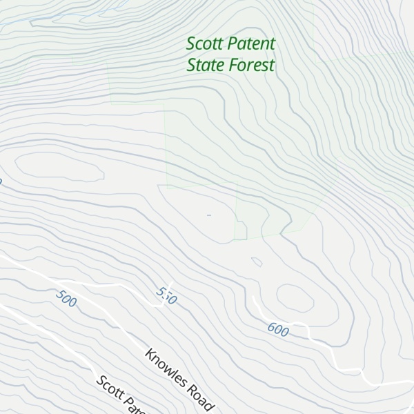 Map of Scott Patent Hill