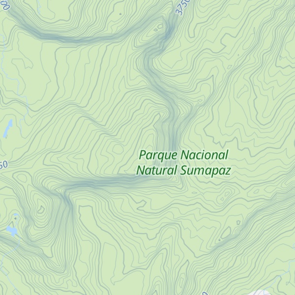 Map of Cerro El Rayo