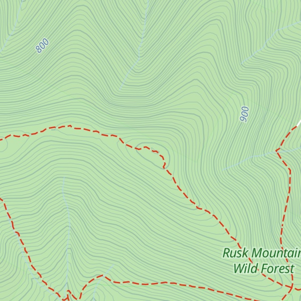 Map of East Rusk