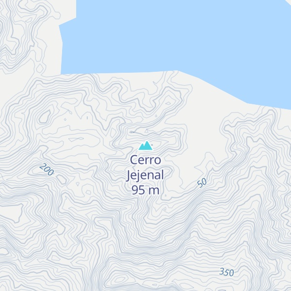 Map of Cerro Jejenal