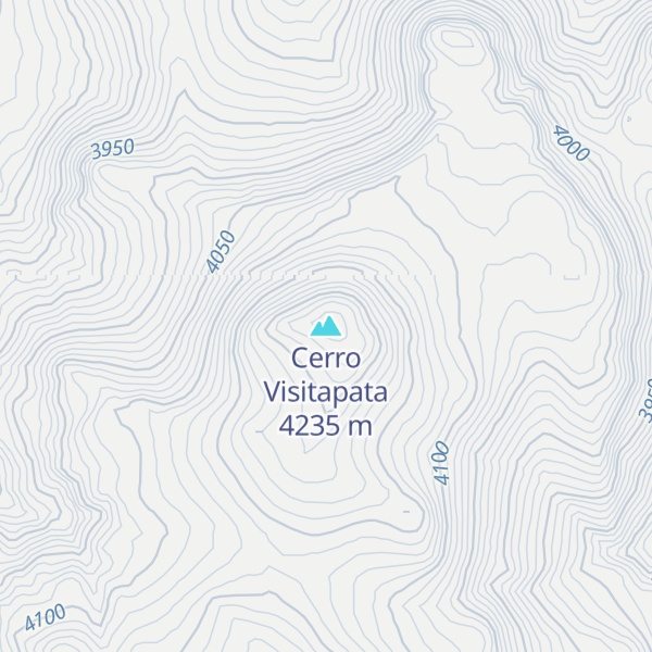 Map of Cerro Visitapata