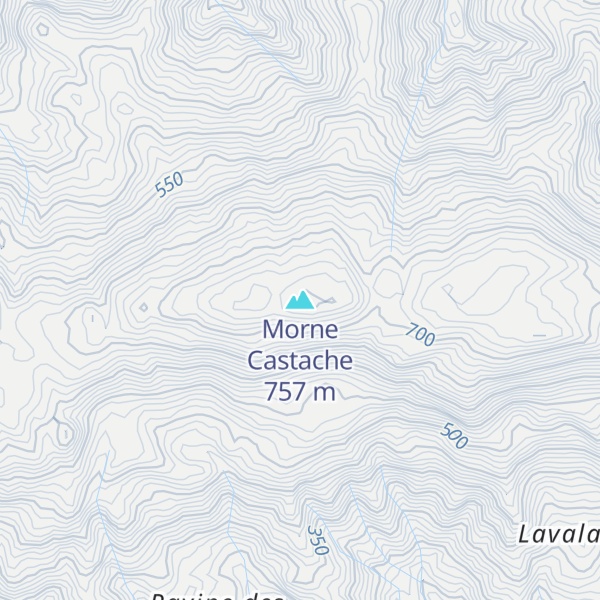 Map of Morne Castache