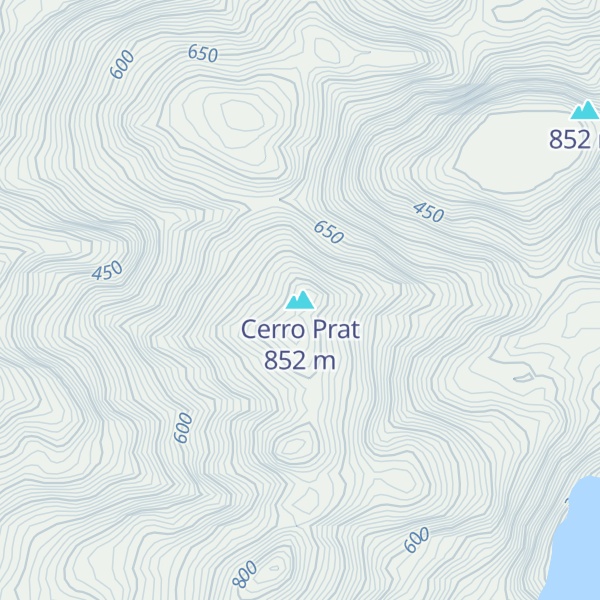 Map of Cerro Prat