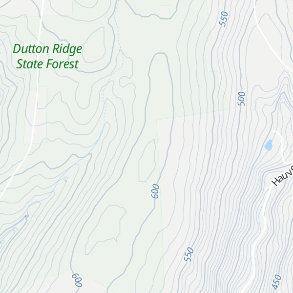 Map of Dutton Ridge