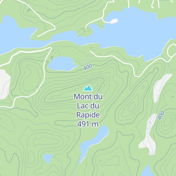 Map of Mont du Lac du Rapide