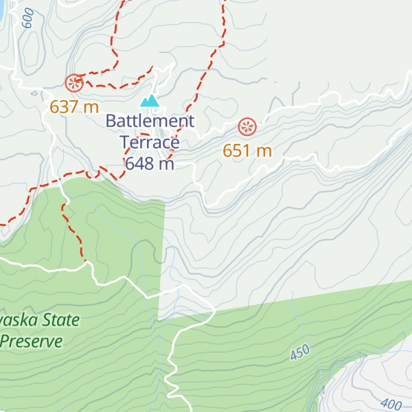 Map of Hamilton Point