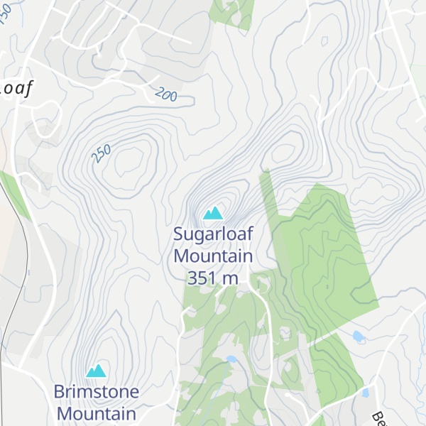 Map of Sugarloaf Mountain