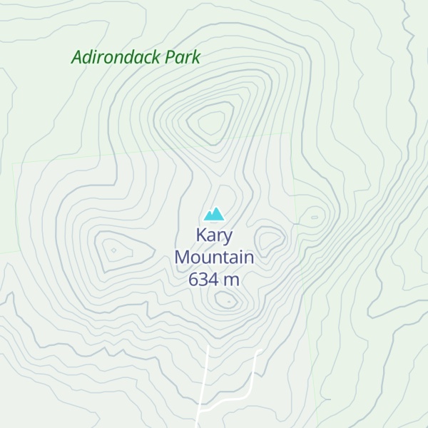 Map of Kary Mountain