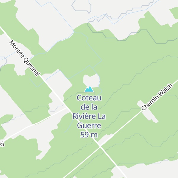 Map of Coteau de la Rivière La Guerre