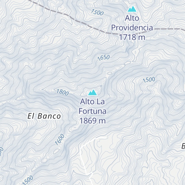 Map of Alto La Fortuna