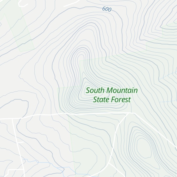 Map of Steenburg Mountain