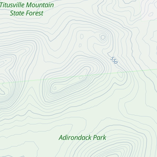 Map of Little Humbug Mountain