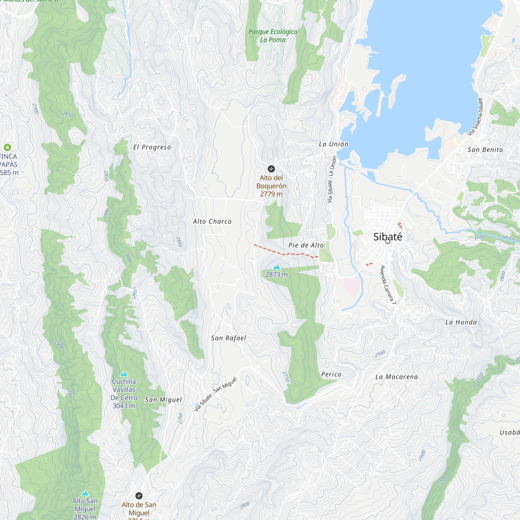 Finca El Molino map